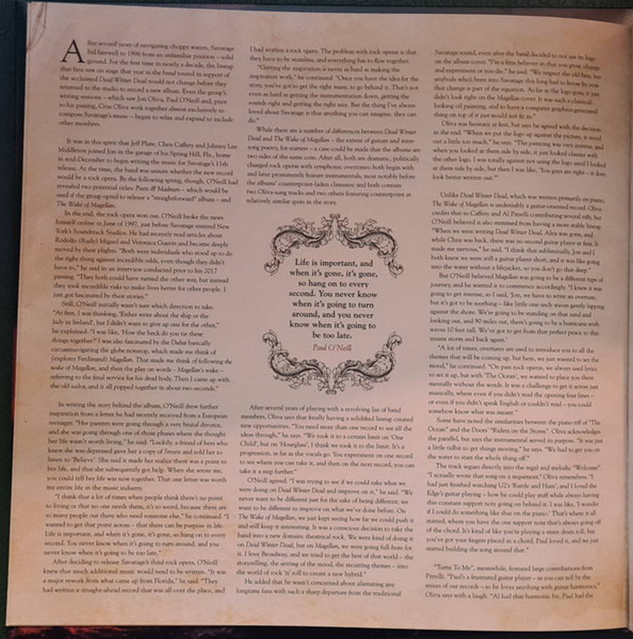 Savatage – The Wake Of Magellan (2LP orange)